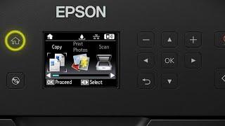 Epson ET-7700/ET-7750: Wireless Setup Using the Control Panel