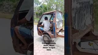 SERIBU AKAL ORANG INDONESIA, MOBIL ANTIK DENGAN MESIN MOTOR BISA JALAN // REZA PRODUCTION
