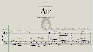 Air  -  Easy Piano  -  Johann Sebastian Bach