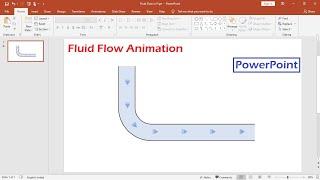 Fluid Flow Animation in Pipeline using Arrows | Powerpoint Tutorial