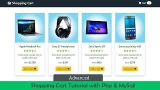 Advanced Shopping Cart Tutorial With Php and MySqli Database