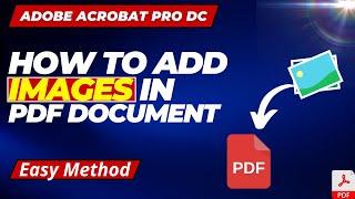 How to add image in PDF document | Stamp | Adobe Acrobat Pro Dc 2022