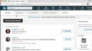 Extract Linkedin search result - Handy Linkedin Automation