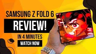 Samsung Galaxy Z Fold 6 Review: Folding Frenzy or Foldable Flop.!?? #samsung #galaxyzfold6 #review