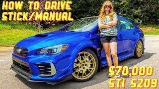 HOW TO DRIVE A STICK SHIFT/MANUAL - 2019 STI S209