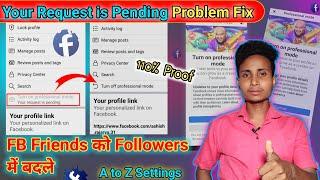 Facebook professional mode kaise on kare? || fb professional mode Pending problem solve | Fb pending