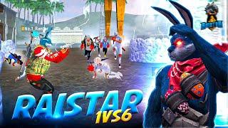 UNBELIEVABLE !! 1VS6 - RaiStar[Must Watch] @RaiStar - Free Fire Max