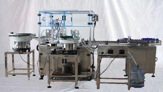 Operation of essential oil filler-capper-labeller for Canadian Machines d'embouteillage d'huile