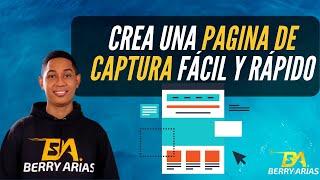 Crea una Pagina de Captura + Formulario de Email Fácil y Rápido!