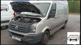 VW Crafter 2.0 TDI P261A00 & P246300 Coolant Pump B & DPF Particle Filter Restriction Soot Cleaning