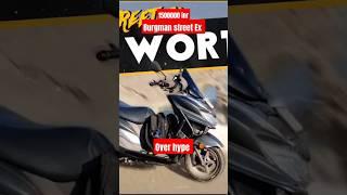 Burgman street Ex not worth it #automobile #tv #review #bike #burgman #e20fuel #burgmanstreet #hero