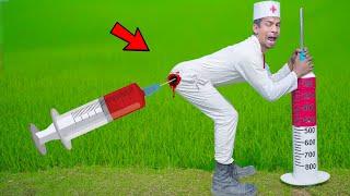 Must Watch Very Special Trending Funny Video 2025Injection Wala Doctor Comedy Video Ep 381