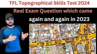 TFL Topographical skills Test 2024 | Real Exam Question December 2023 , Black wall tunnel,sa pco