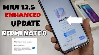  Redmi Note 8 Miui 12.5 Enhanced Update RollOut - Voice Changer? More Features