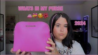 WHATS IN MY PURSE 2024 | GIRLY ESSENTIALS | STEVE MADDEN