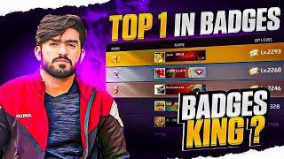 Top 1 in Badges  Jack Official the Badges King || Jack Official PK