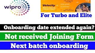 wipro onboarding update | wipro onboarding extended Again | joining form not received|wipro phase 1