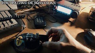 Basic QSO at 26wpm on 7 MHz | PA7JWC DE SQ5VCO