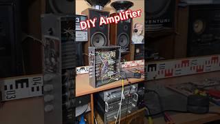 Vintage DIY Stereo Amplifier - TESLA Parts Sound Test - HOMEMADE AMP