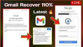 How to Recover Gmail Account Without Phone Number and Recovery Email 2024 | Gmail Account Recovery