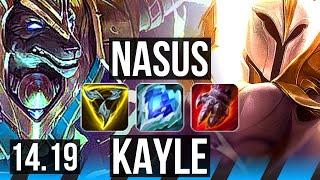 NASUS vs KAYLE (MID) | 1400+ games, 10/3/5 | EUW Master | 14.19