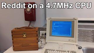 Dial Up Internet on DOS 3.20 using a real TCP/IP stack and browser at 300bps