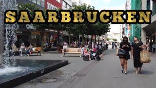 Saarbrücken, Germany || Walking tour Saarbrucken city centre - Saarland