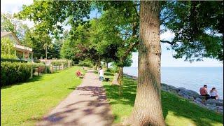 OAKVILLE WATERFRONT Park, Homes and Oakville Waterfront Walking Trail along Lake Ontario 4K