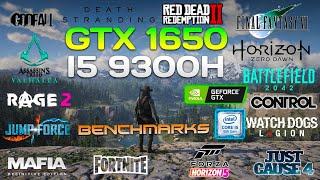 GTX 1650 + I5 9300H | Test in 15 Games in 2022 ! Acer Nitro 5