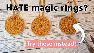 3 Alternatives to a Magic Ring/Circle! (Easy Tutorial)