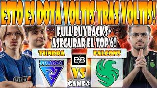 FALCONS VS TUNDRA BO3[GAME 2]TOPSON, SKITER, RAMZES VS ATF, SKITER - THE INTERNATIONAL 13-DOTA -ESB