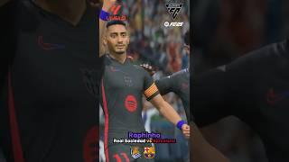 RAPHINHA SCORES!  Real Sociedad vs Barcelona