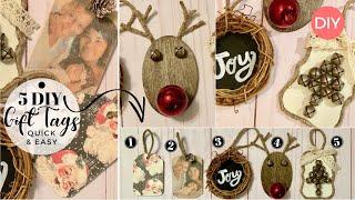 5 Easy DIY Gift Tags That Will Make Your Gifts Stand OUT   | Wooden Gift Tags | Ashleigh Lauren