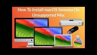 How to install macOS Sonoma on an Unsupported Macs | Deutsch (4K)