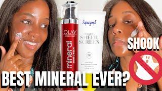 The BEST Mineral Sunscreen for Darker Skin YET with NO White Cast?!?!