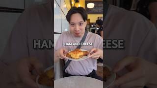 I Tried The Ham & Cheese Croissant From La Boulangerie Bakery Cafe In Calgary Alberta!