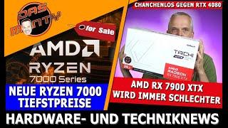 RX 7900 XTX chancenlos gegen RTX 4080 | Ryzen 7000 neue Preisknaller | Xbox Series verliert massiv