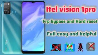 itel vision 1pro frp bypass and hard reset 100% working