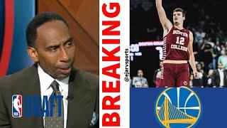 Stephen A. BREAKING: Warriors select Quinten Post with No. 52 pick in Round 2 | NBA Draft 2024
