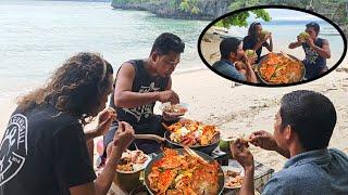 Pulau Angker BERBURU SEAFOOD BINTANG 5 jadi hidangan lezat selama tinggal di pulau ini #part4