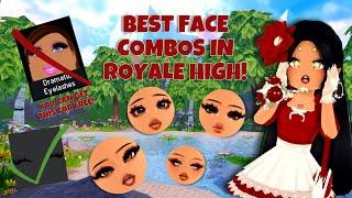 BEST FACE COMBOS  *FREE DRAMATIC LASHES* In Royale High 