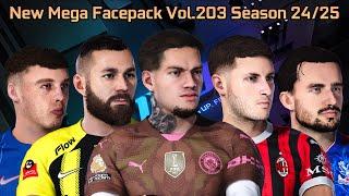 New Mega Facepack Vol.203 Season 24/25 - PES 2021 & Football Life 2025