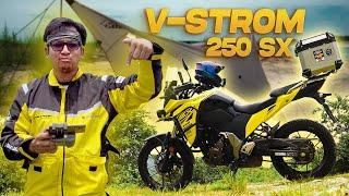 NEW CAMPING MOTORCYCLE REVEALED | Suzuki V-Strom 250 SX