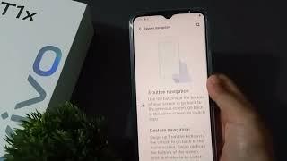 Vivo t1x use swipe gesture navigation, vivo swipe gesture setting