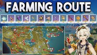 【Genshin Impact】Best Farming Route/Path - Enemy Drop Item Farming