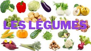 Apprendre 40 noms de légumes en français facilement. Découvrir les noms des légumes.     .