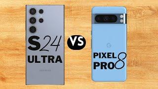 Samsung Galaxy S24 Ultra vs Google Pixel 8 Pro - Tech Titans Face-Off.