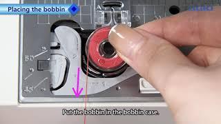 2. JUKI HZL-UX8 Kirei - Bobbin Thread Preparation