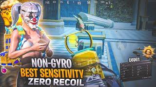 3.3 !! NEWNON-GYRO BEST SENSITIVITY CODE + 4 FINGER CONTROL SETTING | ANDROID | PUBG MOBILE/BGMI