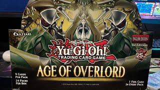 Yugioh Age Of Overlord Booster Box Opening! (INSANE PULLS!!) Best Booster Box So Far!!